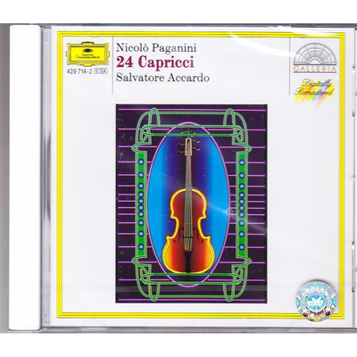 【中图音像】帕格尼尼24首随想曲\阿卡多\小提琴 原装进口CD