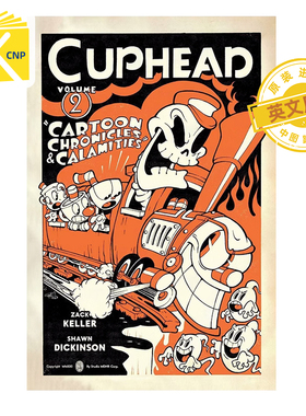 英文原版茶杯头游戏官方漫画 2 Cuphead Volume 2: Cartoon Chronicles & Calamities 卡通编年史与灾难 周边 进口