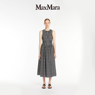 印花棉府绸连衣裙9221244306 女装 2024春夏新品 MaxMara