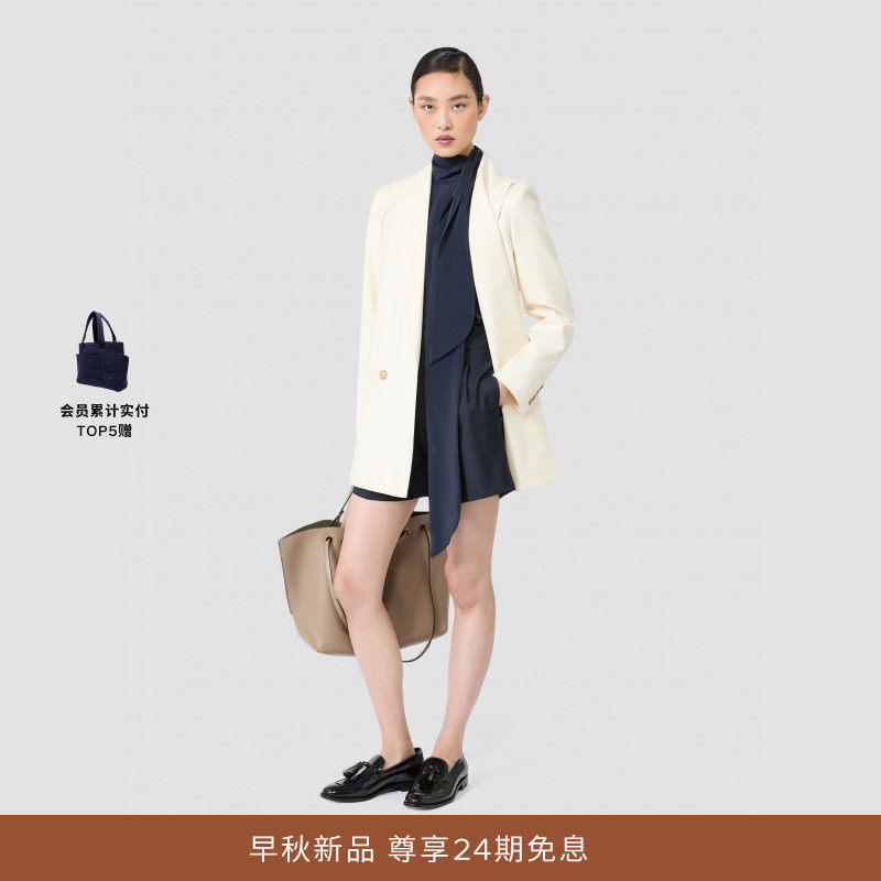 MaxMara 2026早秋新品女装羊毛双排扣西装外套1046036106