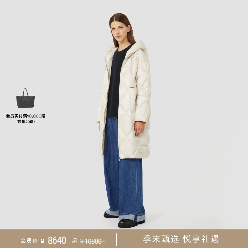 秋冬新品抽绳连帽羽绒服Cube系列