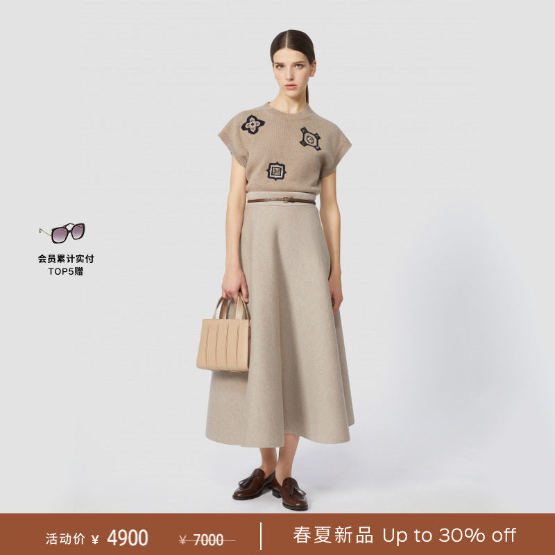 【春夏礼遇】MaxMara 2026春夏女装绵羊毛山羊绒针织衫1361066106