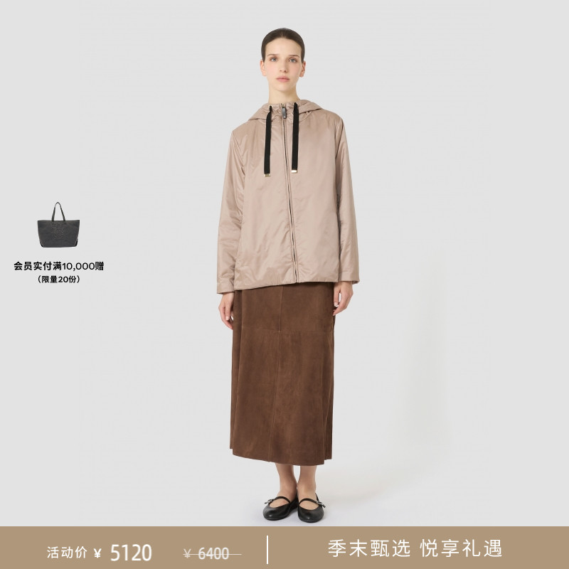 【季末甄选】MaxMara 25秋冬新品女装抽绳棉服外套9486025406&
