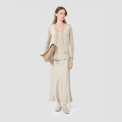 MaxMara 2026早秋新品女装真丝羊绒针织开衫1346036106