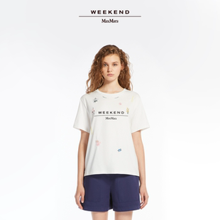 Weekend 2025春夏女裝 棉質(zhì)短袖 T恤5971045206 MaxMara