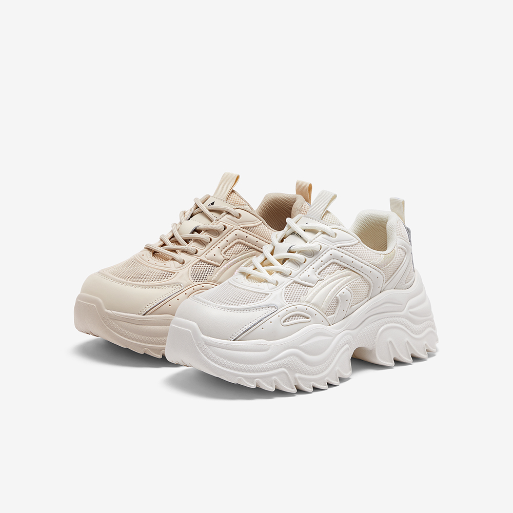 百思图24夏商场新款透气网面老爹鞋女运动休闲鞋BB509BM4Z