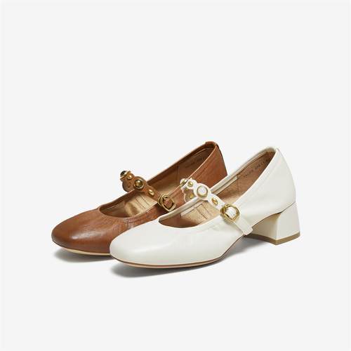 TATA他她女鞋2025年秋新款女时尚百搭玛丽珍鞋新款鞋子7ACE6CQ5