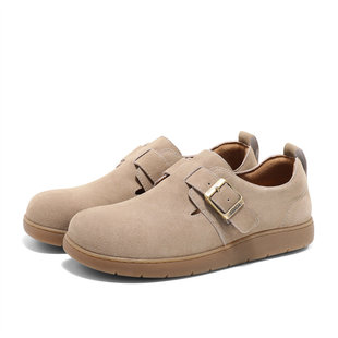 舒适一脚蹬平底休闲鞋 森达勃肯鞋 时尚 新款 K5N01AM5 男2025春季