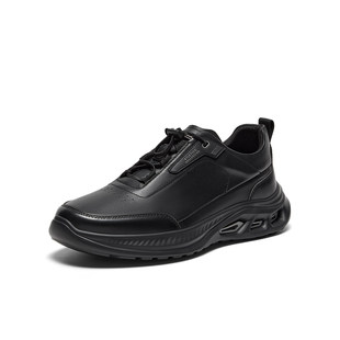 厚底牛皮通勤透气运动鞋 商场新款 ERR01AM5 男2025春季 Bata休闲鞋