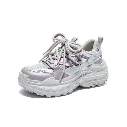 森达老爹鞋女鞋2024秋季新款商场同款运动厚底增高休闲鞋XBN01CM4