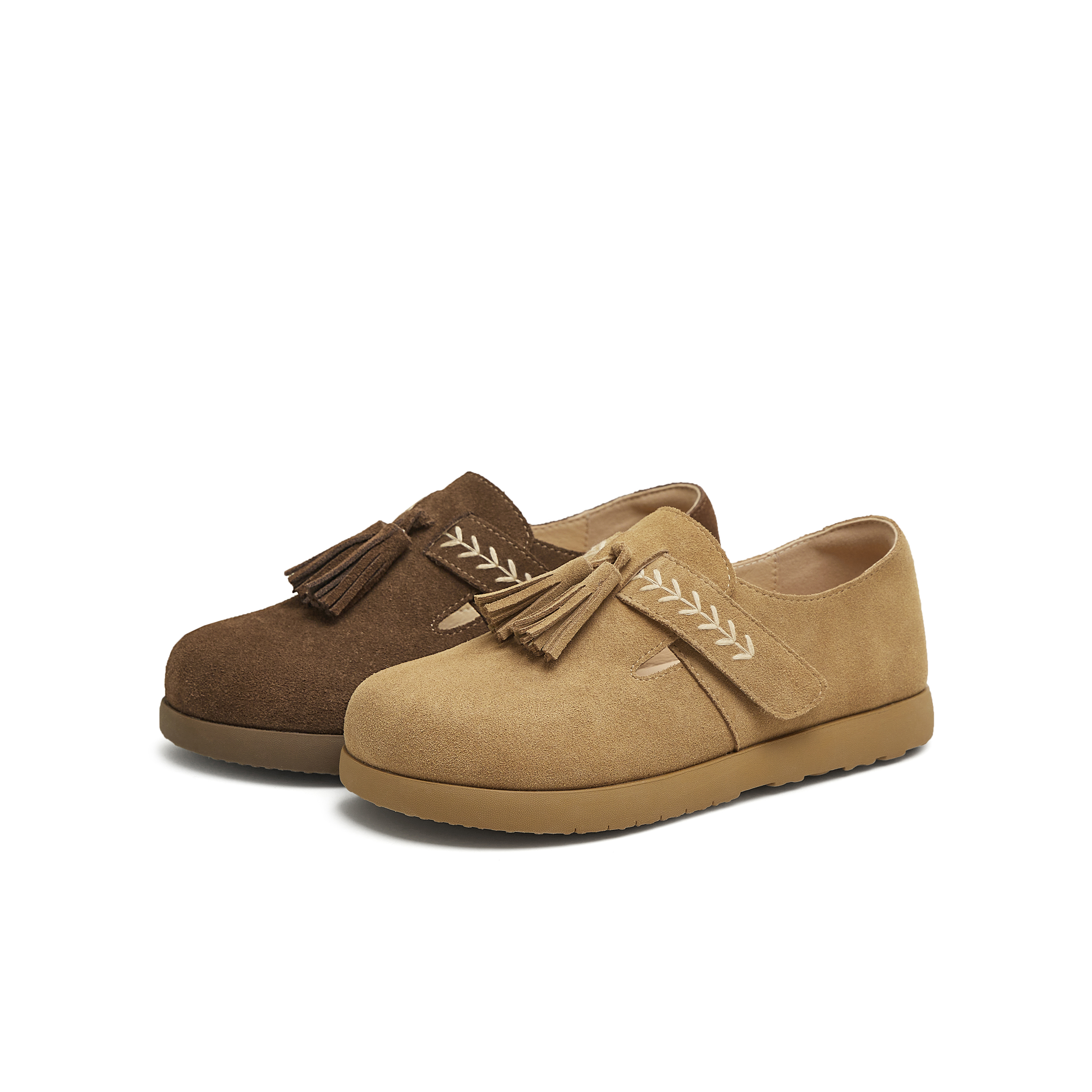 天美意复古平底勃肯鞋全包女一脚蹬休闲单鞋2025秋季新款BL801CA5