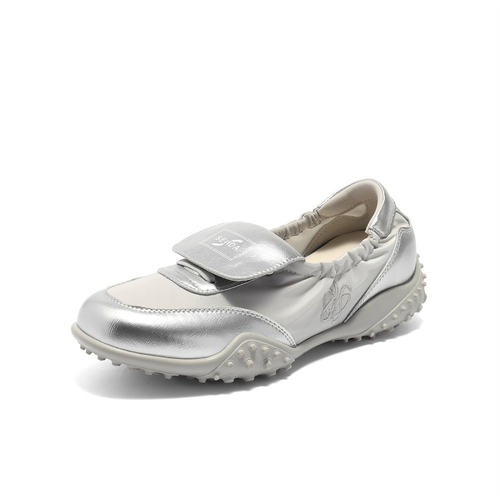 森达银色阿甘鞋2025秋季新款女款厚底户外跑步运动休闲鞋ZTH28CA5