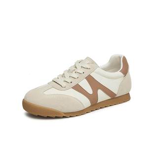 BJ311AM5 系带低跟纯色百搭女休闲鞋 天美意2025春新款 商场同款