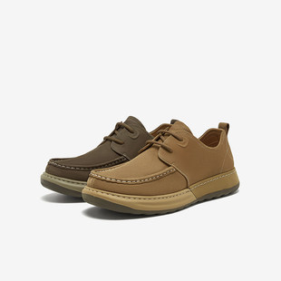 鞋 Bata商务休闲鞋 英伦风百搭牛皮工装 商场新款 31101AM5 男2025春季