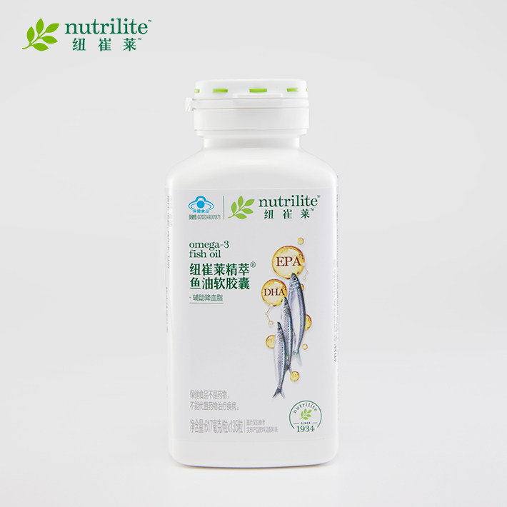 安利鱼油纽崔莱精萃鱼油软胶囊纽崔莱精萃鱼油 135粒,编号: 40856