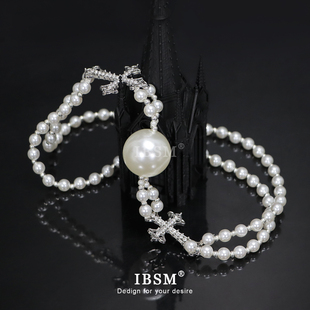 堵嘴珍珠项链性感小众高级有质感笼中鸟