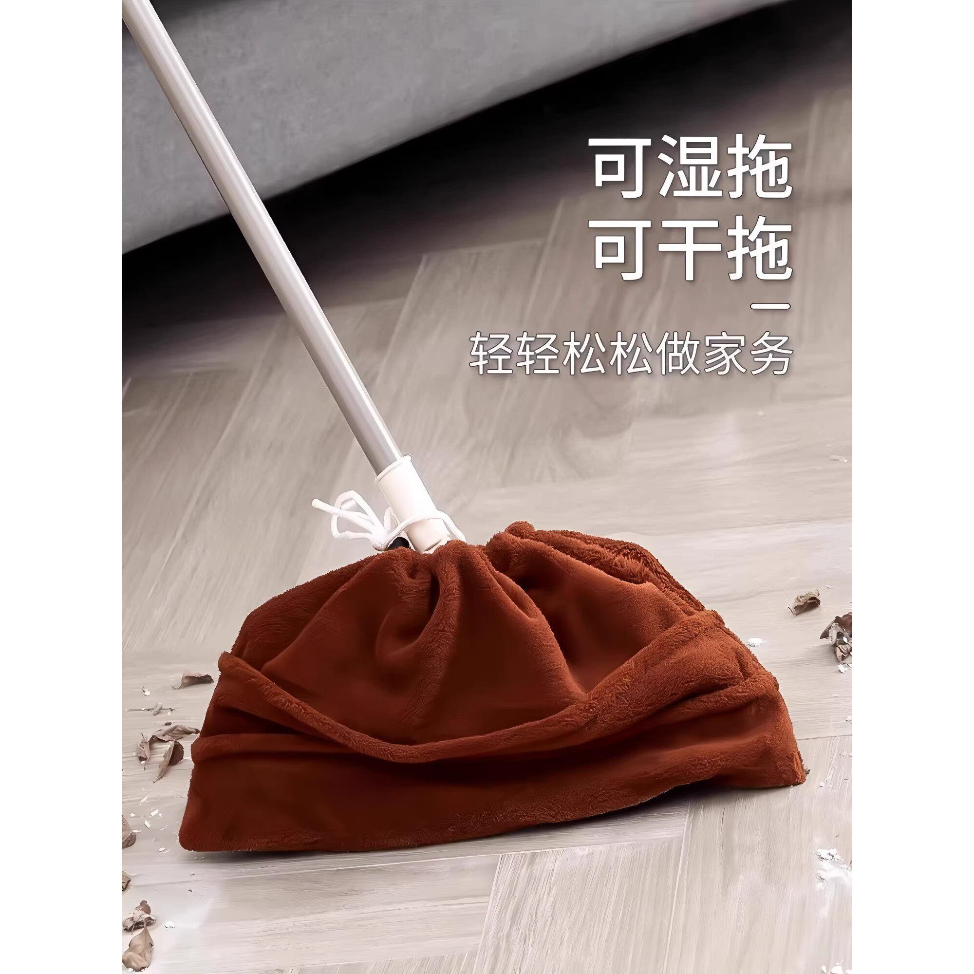 【懒人扫把】扫拖套布拖地拖布扫头发毛巾套拖把抹布干湿护洗袋H3