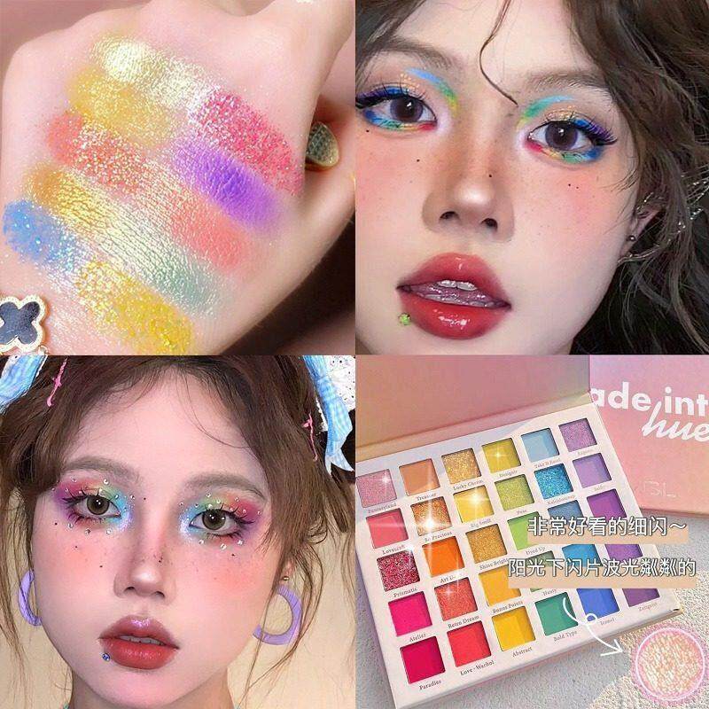 正品马卡龙彩色眼影盘儿童舞台妆cos化妆师专用表演出彩妆多色系