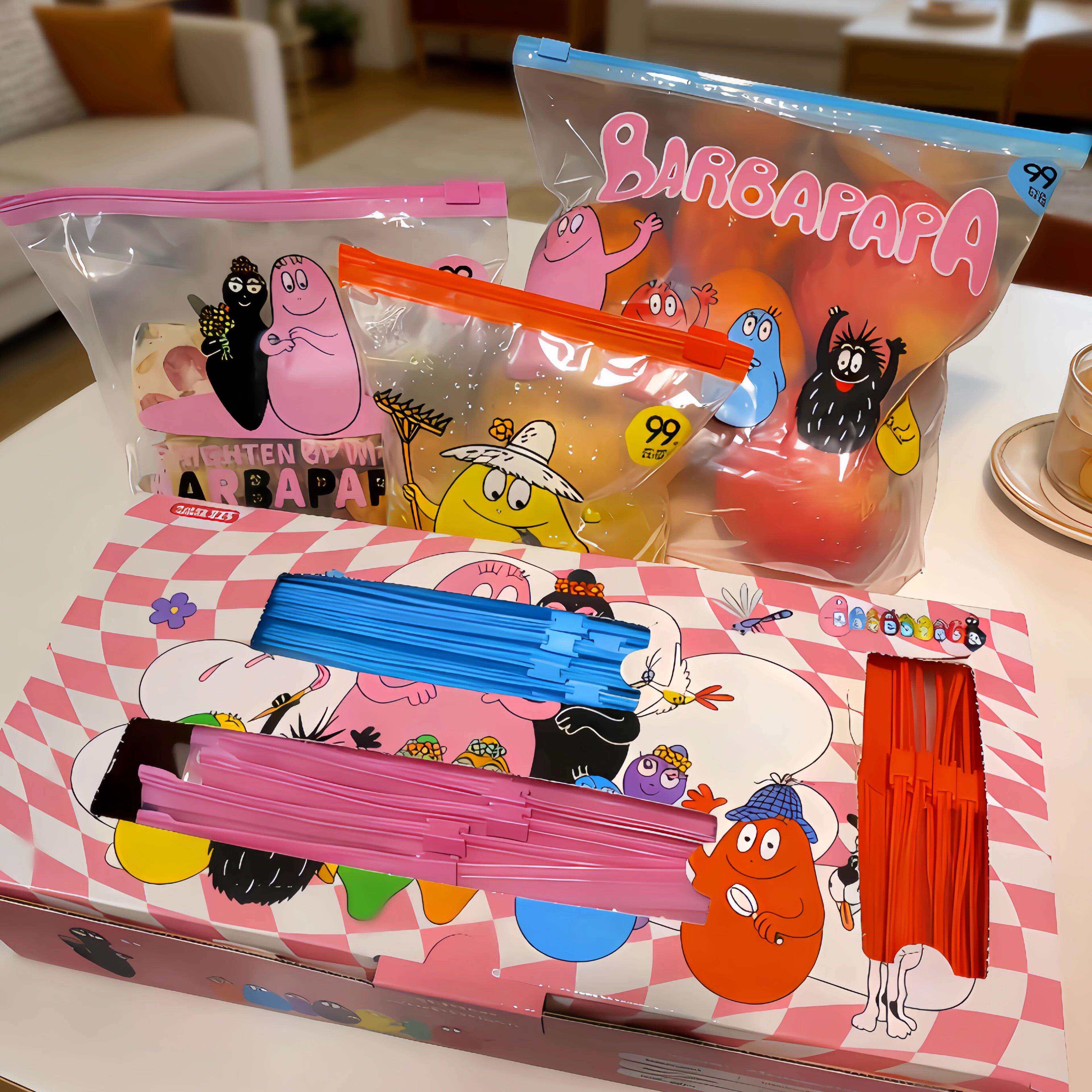一盒三尺寸！拉链式保鲜袋加厚食品级家用密封袋带封口食物密实CH