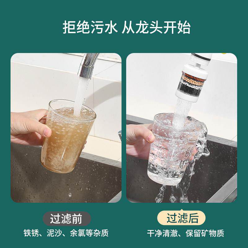 升版360°旋转口厨房用水净化器级直饮活111接性炭过滤净非水器zc