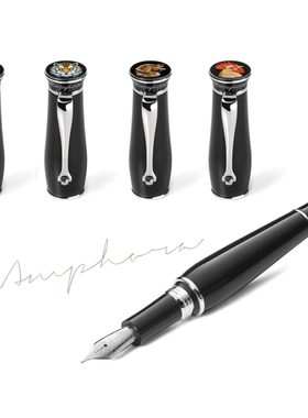 Montegrappa/万特佳意大利原装进口钢笔礼盒墨水笔商务礼盒高级私人定制笔刻字AMPHORA雕刻