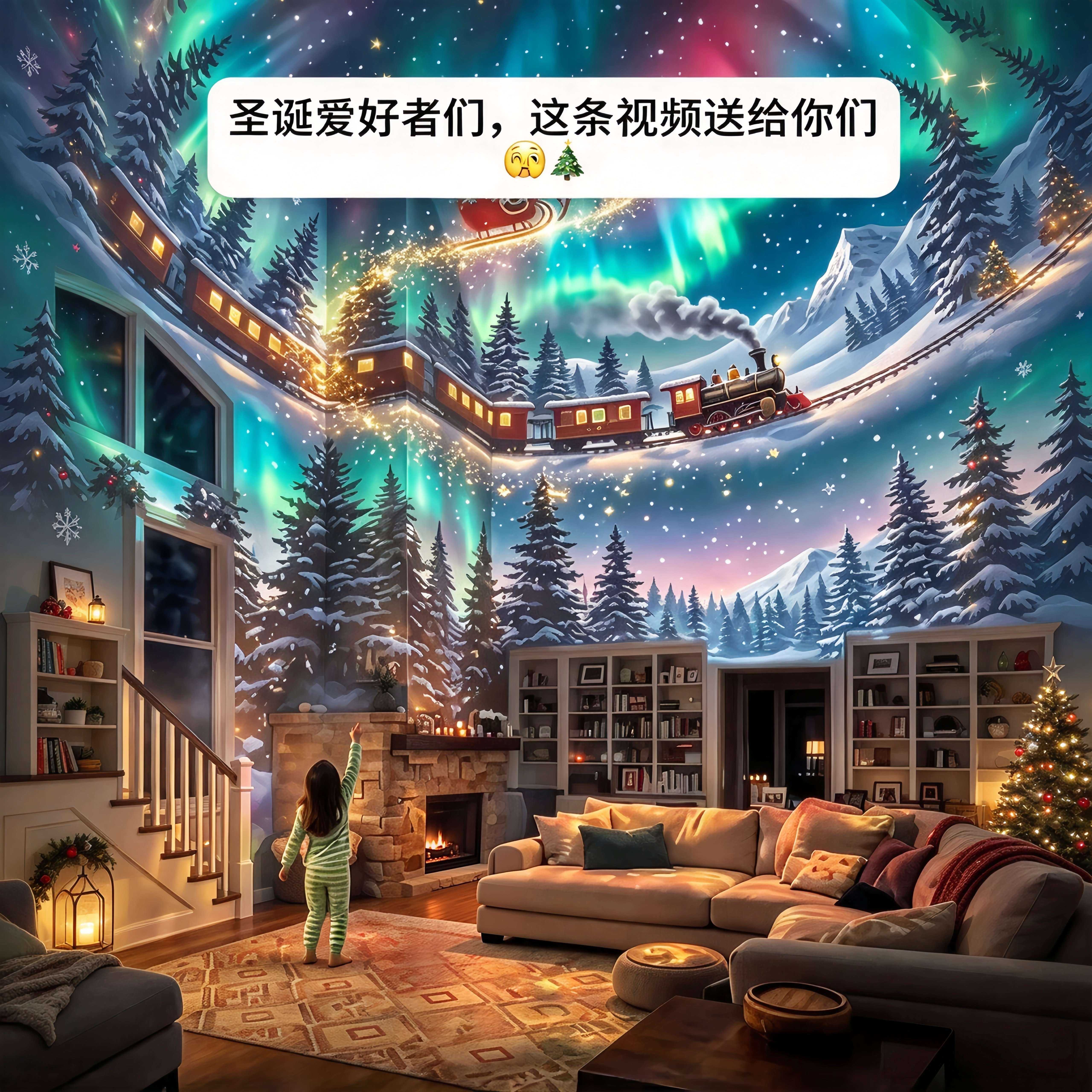 圣诞投影灯usb插电床头夜晚儿童卧室节日装扮氛围万圣节南瓜射灯