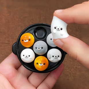 【超解压!】解压捏捏乐小鼻嘎可爱海豹装饰玩具团子迷你仿真发泄