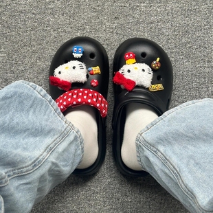 哈喽kitty鞋花鞋扣可拆卸卡扣洞洞鞋配饰鞋子配件一套高级感装饰