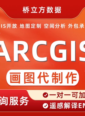 arcgis制图代做代画地图数据技术指导做图答疑envi处理遥感空间怍