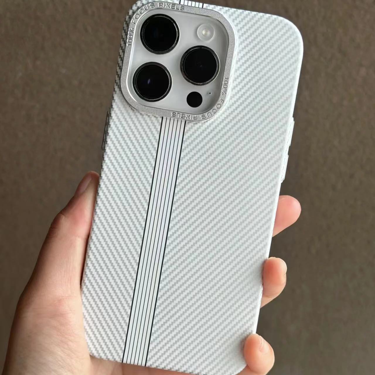 磁吸碳纤维凯夫拉纹适用iPhone15ProMax苹果14手机壳15pro新款11超薄12磨砂13pro浮雕条纹plus男女pm防摔套硬