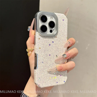 2025网红爆款 ins高颜值轻奢闪粉适用苹果16手机壳iphone15promax新款 16Pro超好看13女12pm防摔11保护套14plus