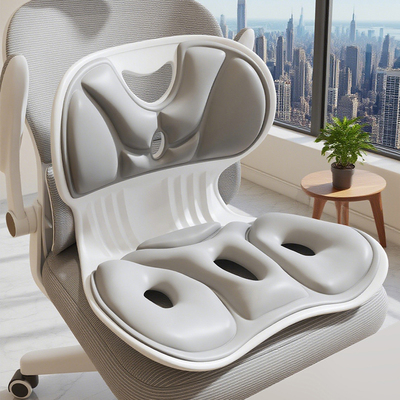 护腰坐垫人体工学靠背垫腰靠腰部支撑矫正坐姿防驼背座椅久坐神器