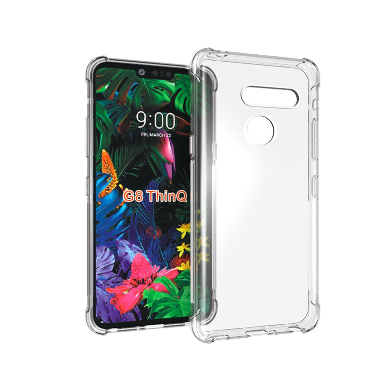 适用LG G8X ThinQ/V50S软全包边气囊Velvet/G9手机壳G8保护套防摔