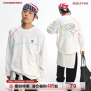 T恤 男三色缝线高密度刺绣logo圆领亲肤透气长袖 CoosRetro秋季 新款