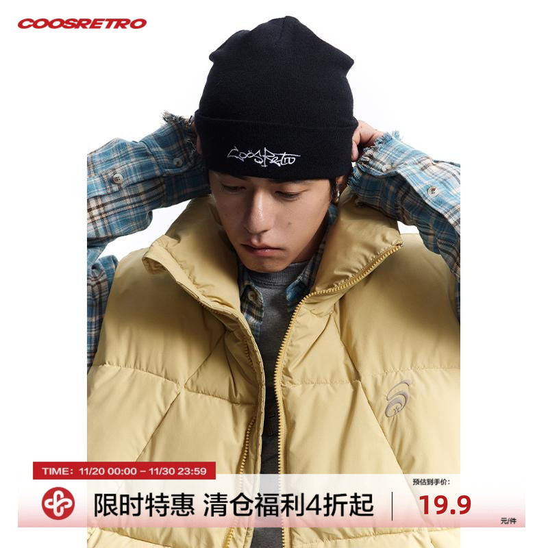 TRIBAL经典涂鸦字体LOGO针织帽