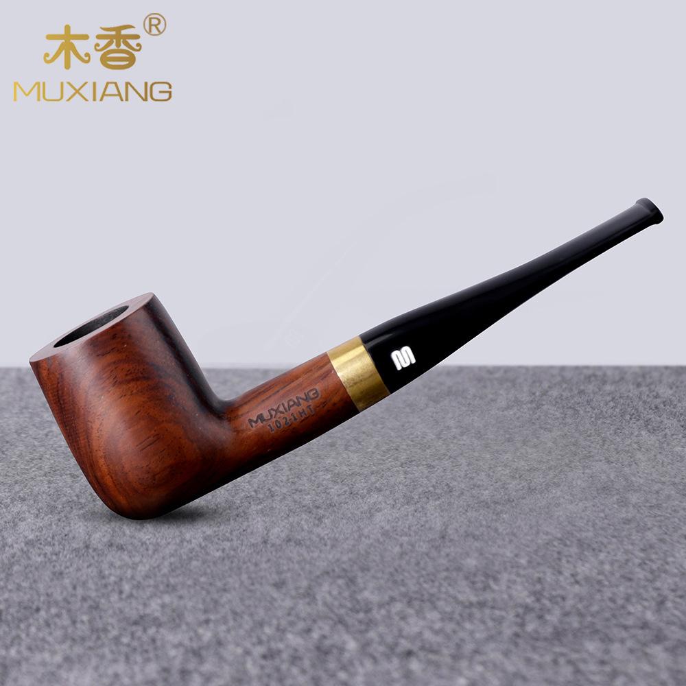 烟斗木烟丝实木男士老式手工过滤式直石楠专用烟草锅配件木香黑檀