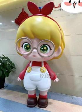 玻璃钢雕塑定制动物暴力熊卡通人物吉祥物户外大型落地景观摆件