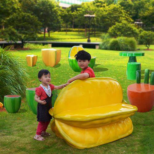 户外园林景观装饰品摆件玻璃钢仿真水果蔬菜休闲椅子座凳坐椅雕塑,家居饰品,装饰摆件,淘宝优惠券,粉丝福利购,淘宝优惠卷