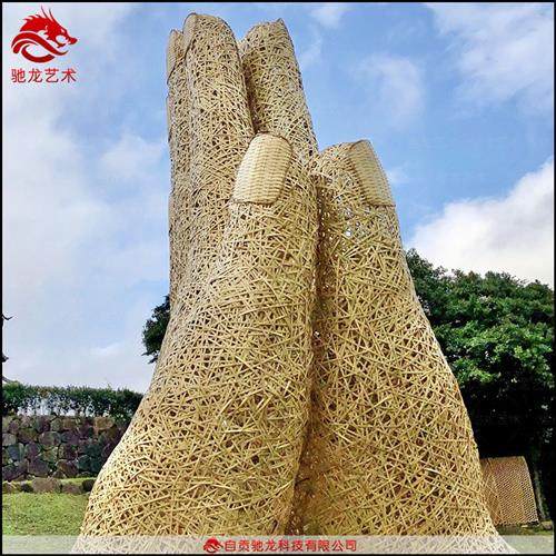 竹编牛造型艺术仿真藤编动物装置雕塑定做大型竹景模型定制造型美,特色手工艺,其他特色工艺品,淘宝优惠券,粉丝福利购,淘宝优惠卷