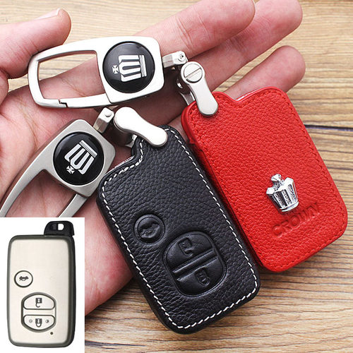 适用于丰田皇冠钥匙套包扣壳