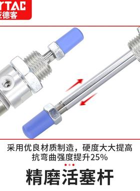 亚德客不锈钢迷你平尾气缸MA40X25X30X50X75X100X125X150SU/CA/CM