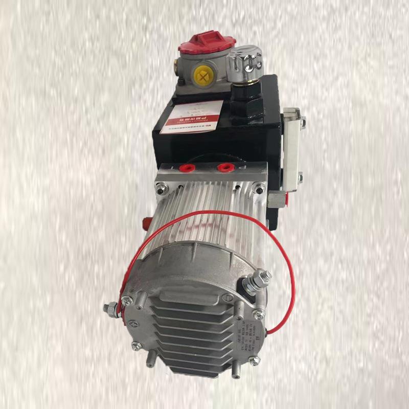 72v直流无刷动力单元8升卧式方形举升机打包机压力机液压动力单元