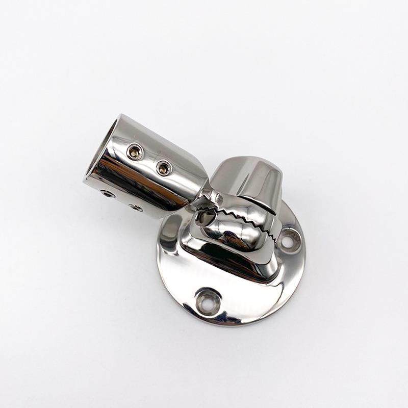 22mm管65mm基不锈钢 GPS 天线底座船用 SS316 管套固定天线底座