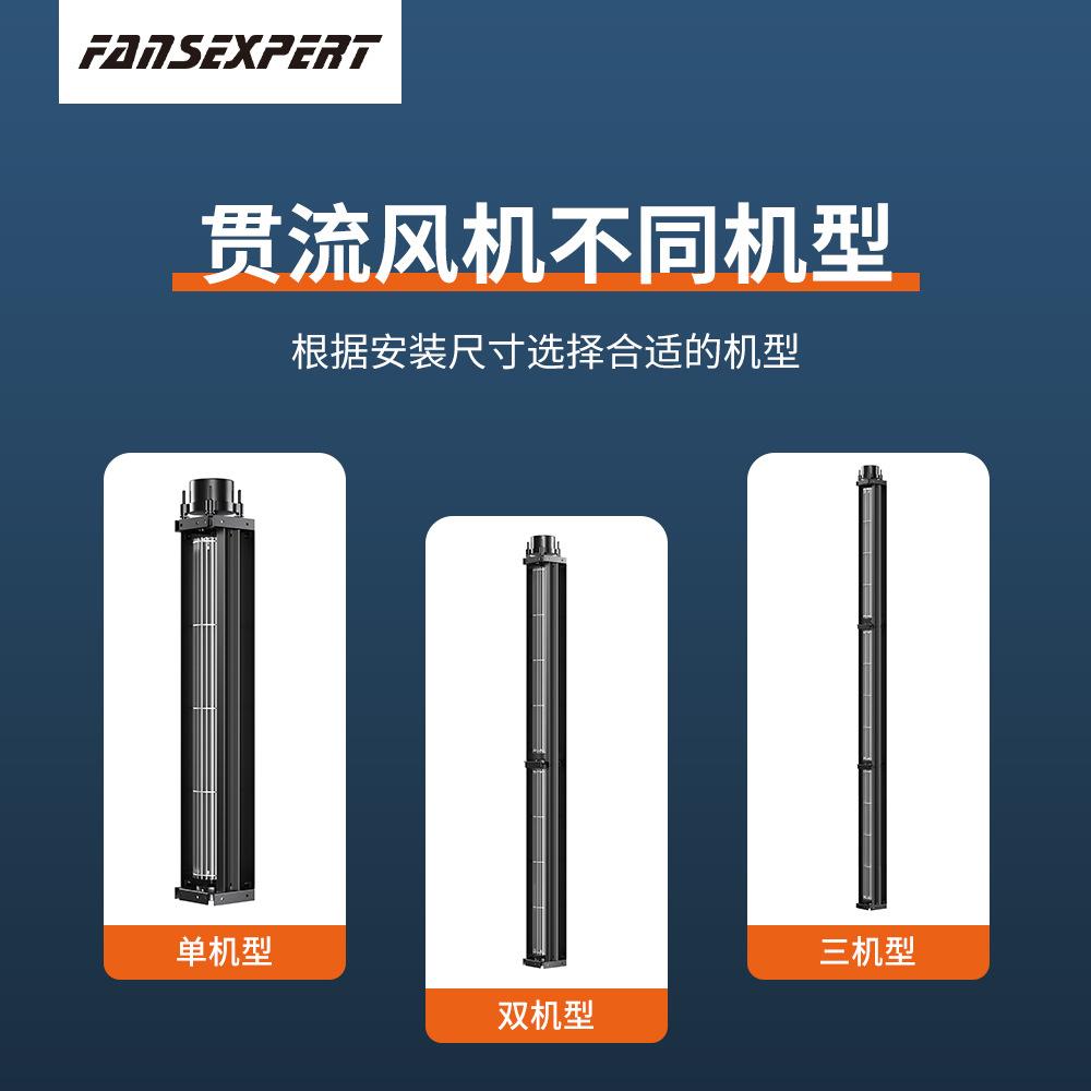 厂家直供横流贯流风机 DC50系列单机直流贯流风机 蒸烤箱贯流风扇
