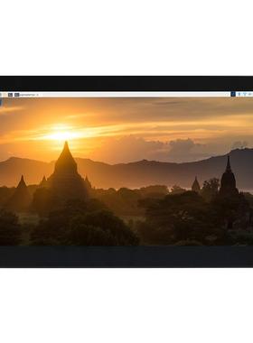 树莓派IPS屏 一体机电脑 13.3寸高清屏触控 Pi 3A+ 带USB/网口