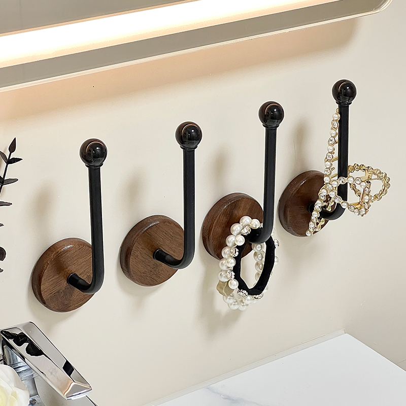 吸盘挂钩免打孔强力承重门后浴室