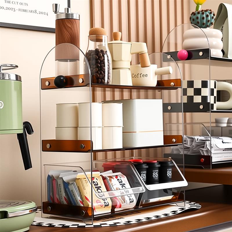 杯子收纳架轻奢高级感桌面