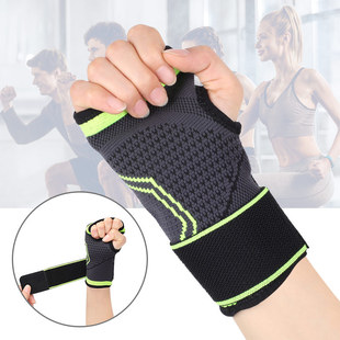户外骑行运动透气护手掌绑带加压护腕防扭伤体操健身护手腕
