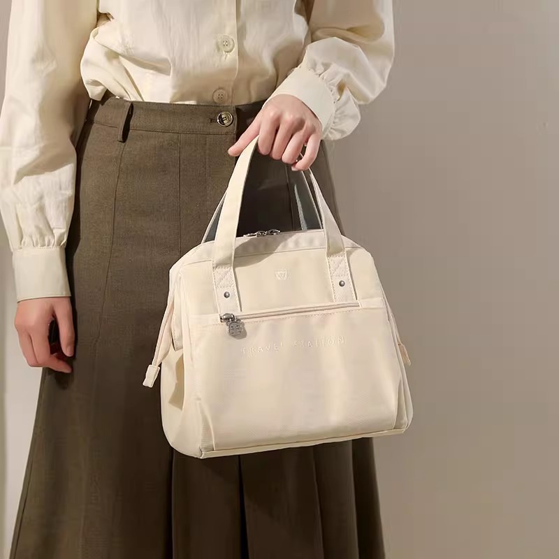 饭盒手提袋金属拉链大容量可保温