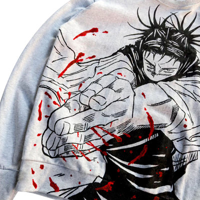 Graffiti spray painting Choso Kamo咒术回战Jujutsu Kaisen卫衣